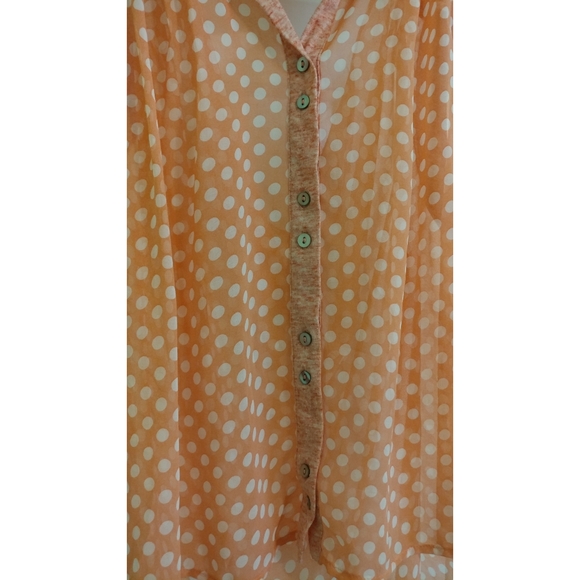 Double Zero Polka Dot Top - Picture 2 of 8